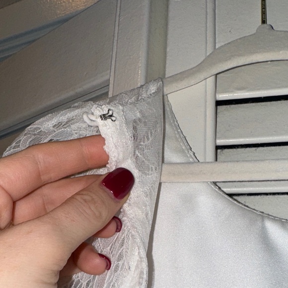 A-line Scoop Floor-Length Lace Tulle Flower Girl Dress 5T - Picture 11 of 16